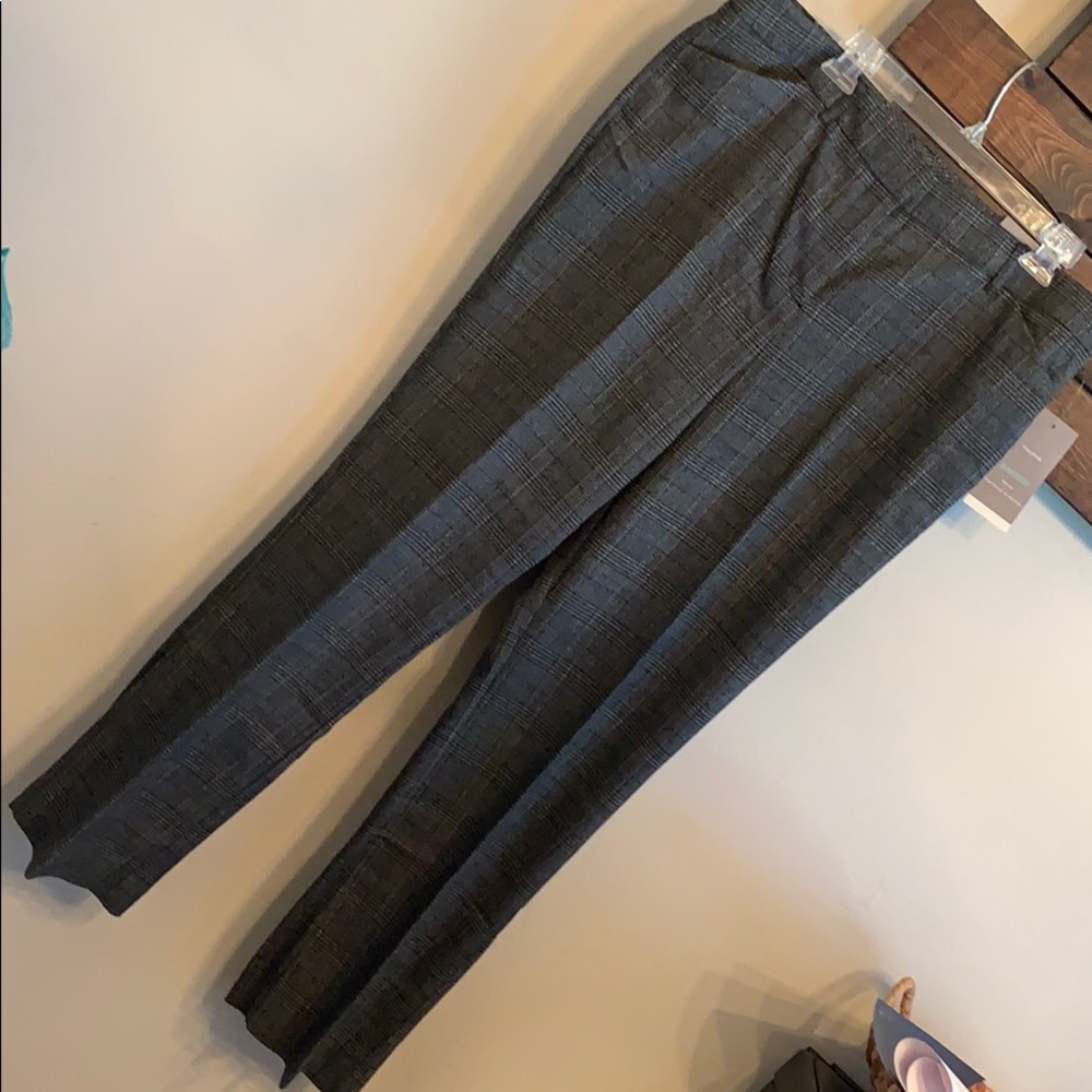 Maurices plaid Slim boot slacks